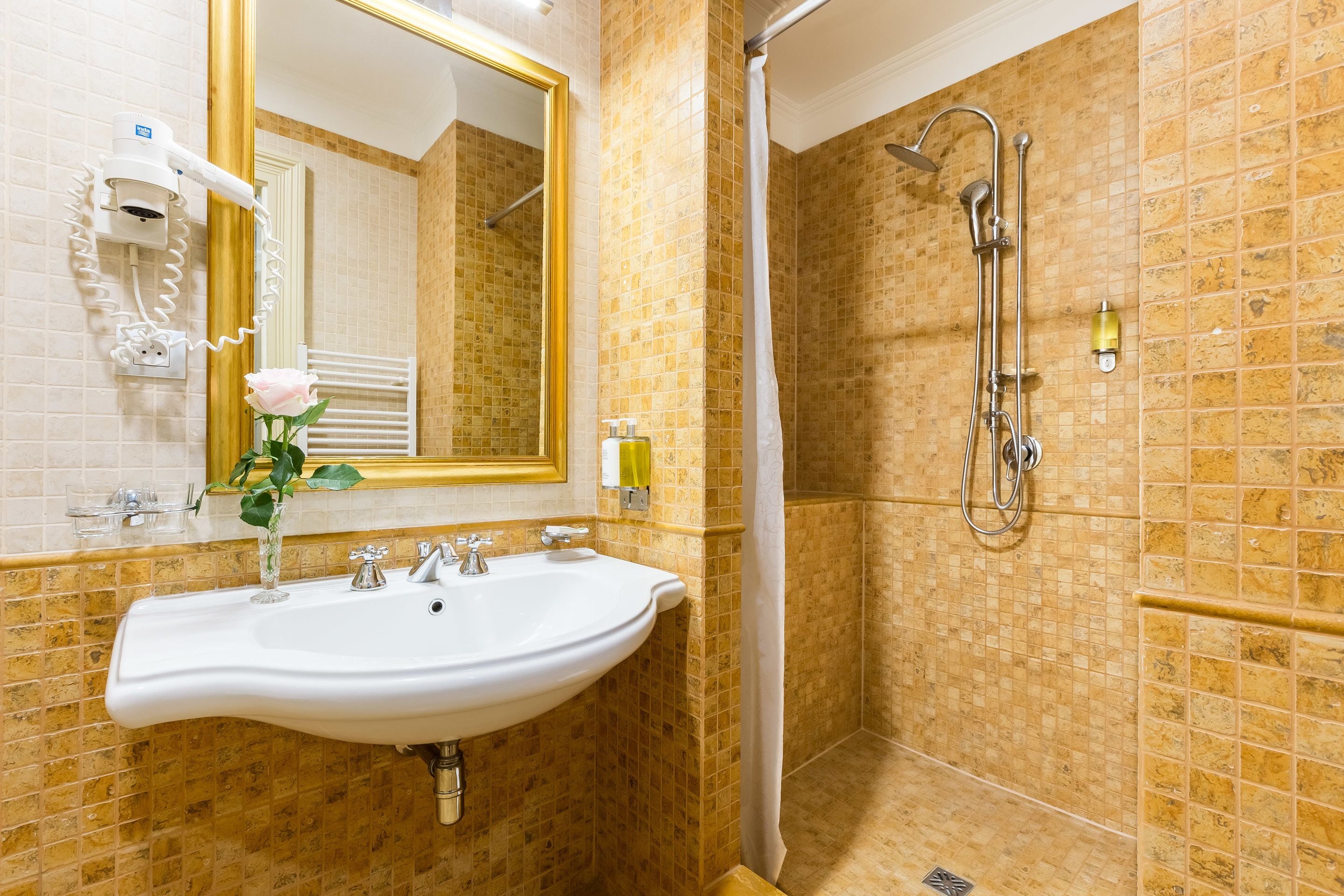 superior family room | bathroom shower