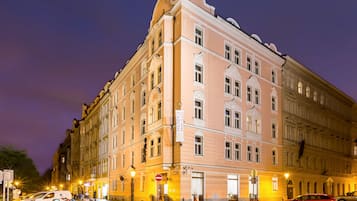 Front of property – evening/night
