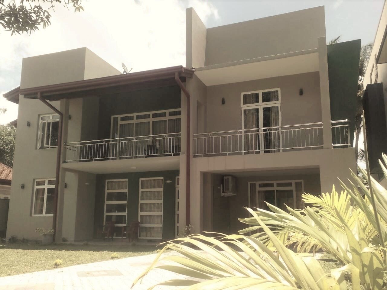 Façade de l’hébergement