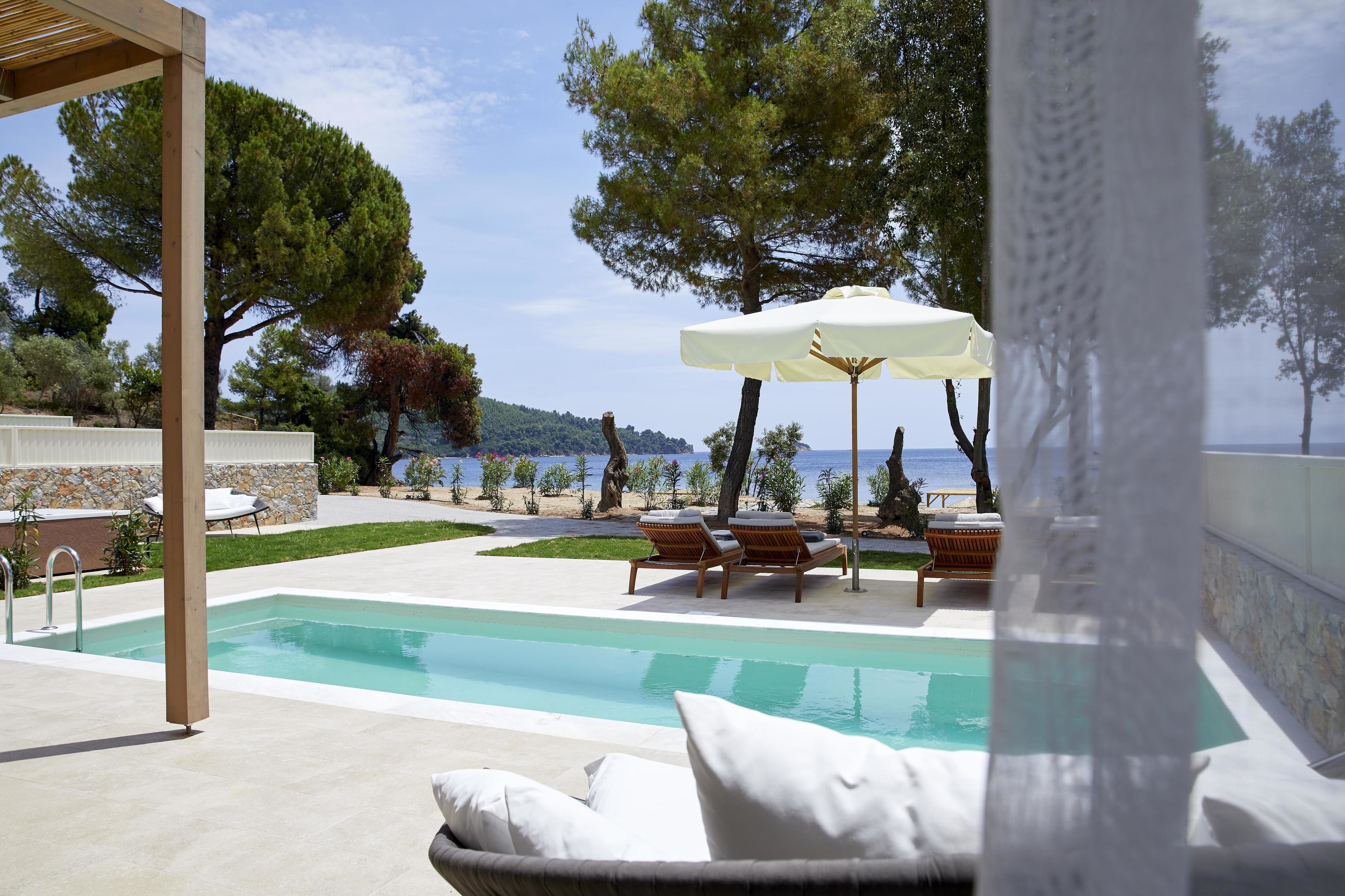 Double Grace Suite Seafront (Grace Rooms & Suites) | Terraza o patio