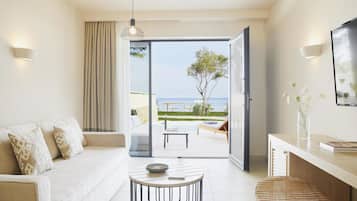 Suite, en front de plage (Grace Rooms & Suites) | Vue de la chambre