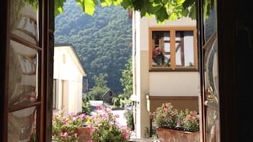 Blick von der Unterkunft