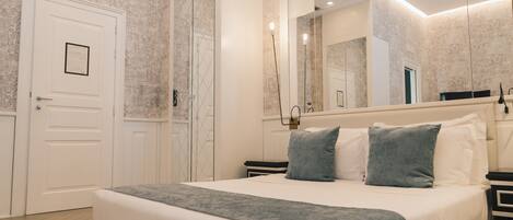 Suite, Balcony, City View | Premium bedding, down duvets, minibar, in-room safe