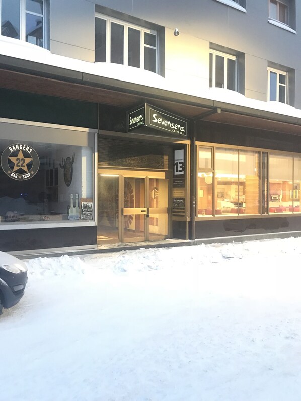 Interior entrance