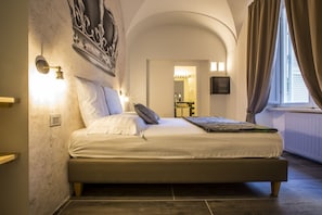 Down duvets, in-room safe, individually decorated