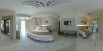 Minibar, desk, blackout drapes, iron/ironing board