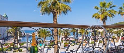 Appartement Deluxe, 1 chambre, balcon, vue mer (Prisca 4****) | Vue de la chambre