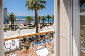 Deluxe Apartment, 1 Bedroom, Balcony, Sea View (Prisca 4****) | Balcony - Riva and Diocletian Apartments (Split)