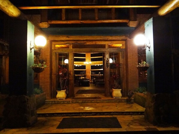 Front of property - evening/night