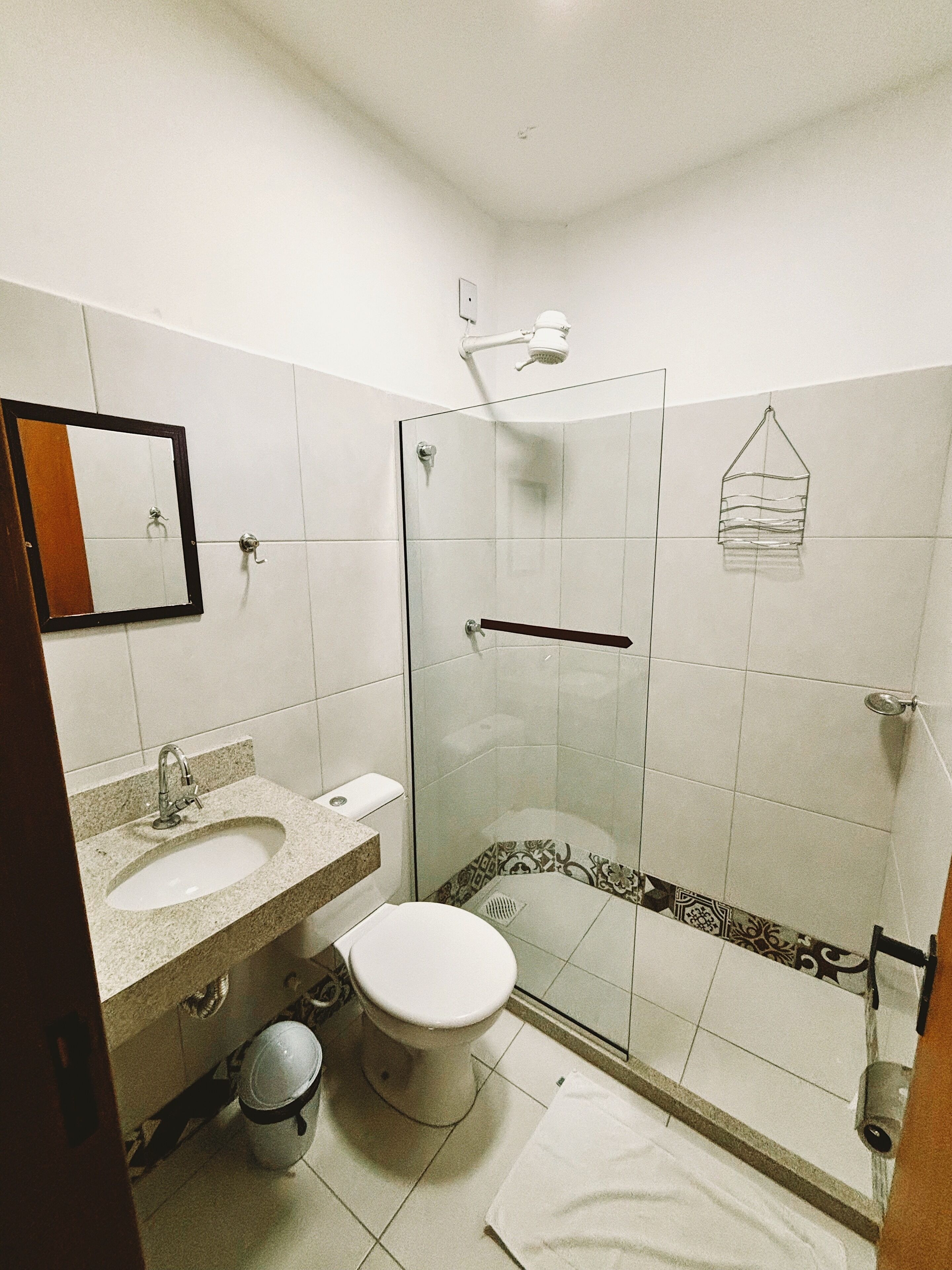 comfort double or twin room | bathroom | shower, free toiletries, towels, soap