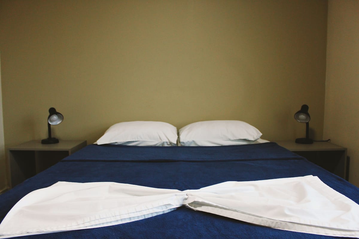 1 bedroom, blackout curtains, iron/ironing board, free wifi