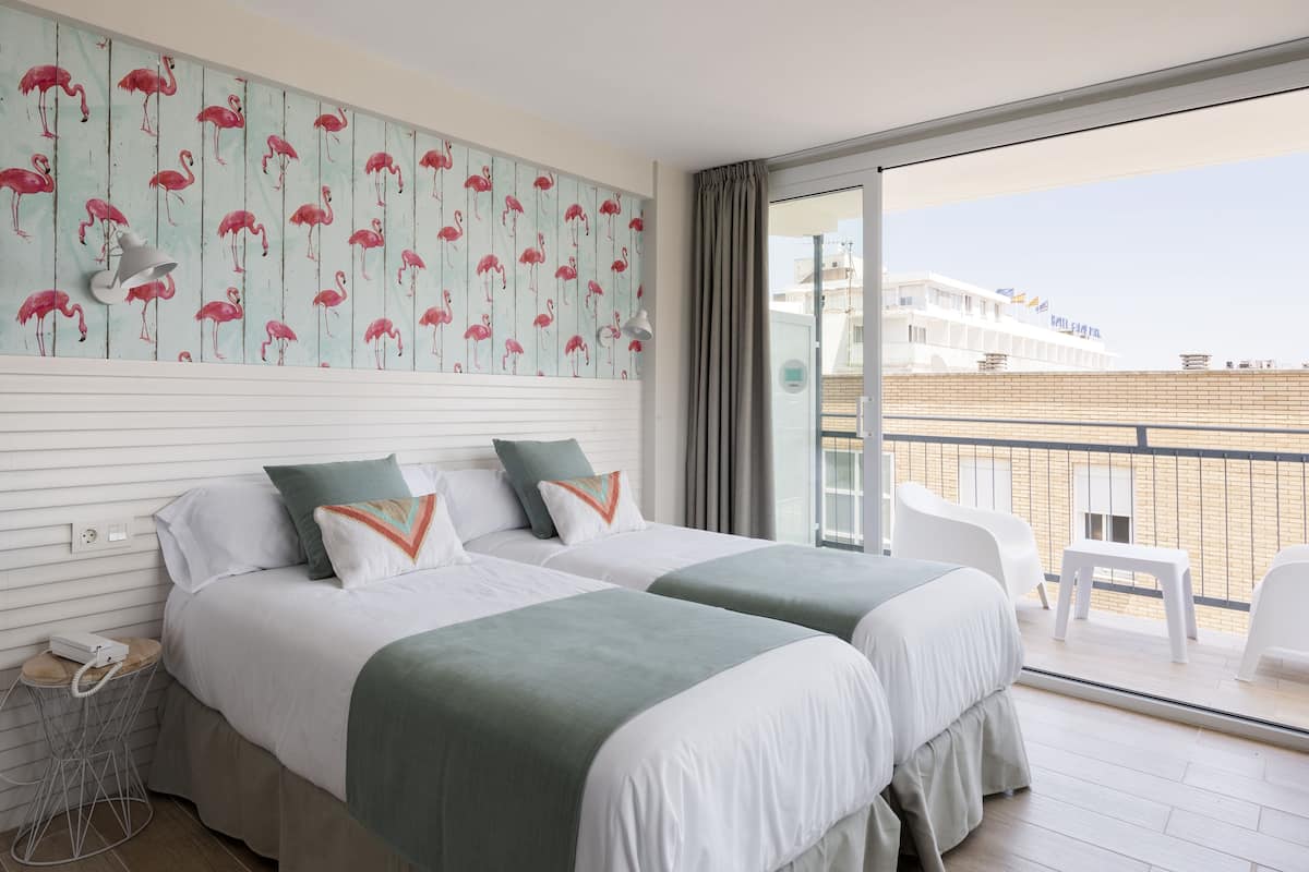 Double Room, Terrace | In-room safe, desk, blackout drapes, iron/ironing board