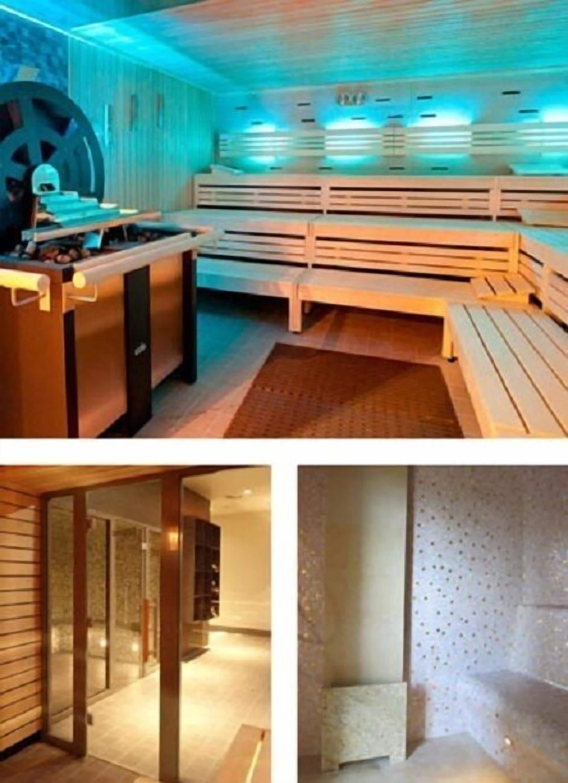Sauna, steam room