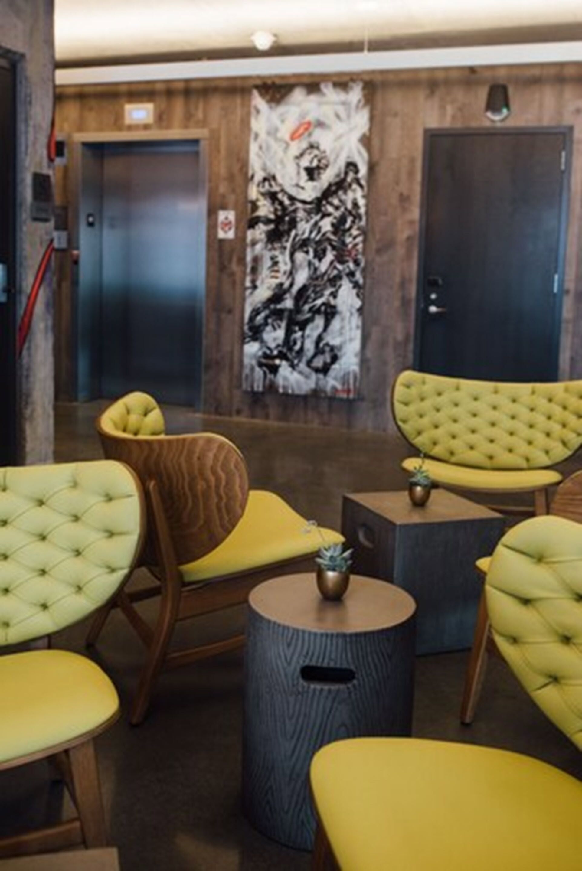 Sala de estar en el lobby