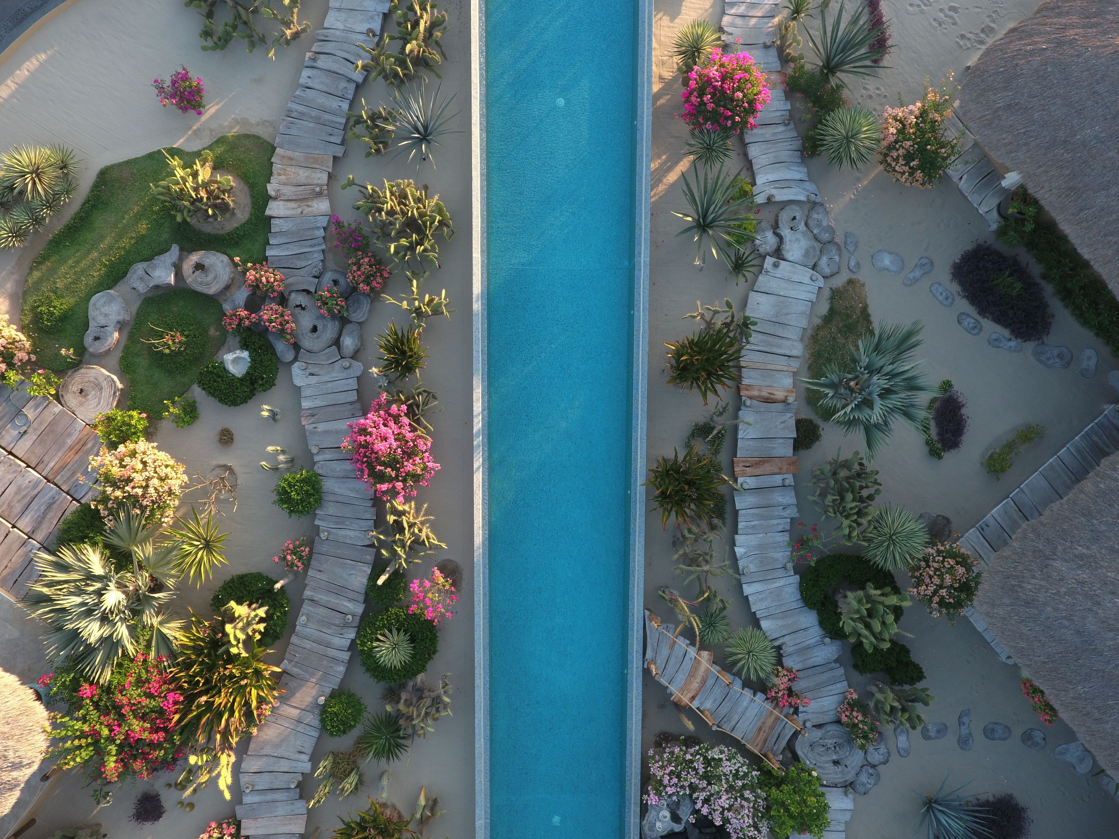 Alberca al aire libre 