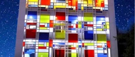 Blick von der Unterkunft