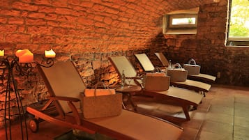 Sauna, massagebehandlinger