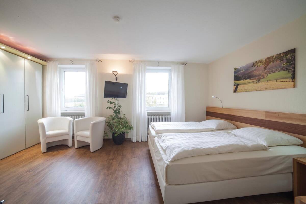 classic double room | 1 bedroom, premium bedding, desk, laptop workspace