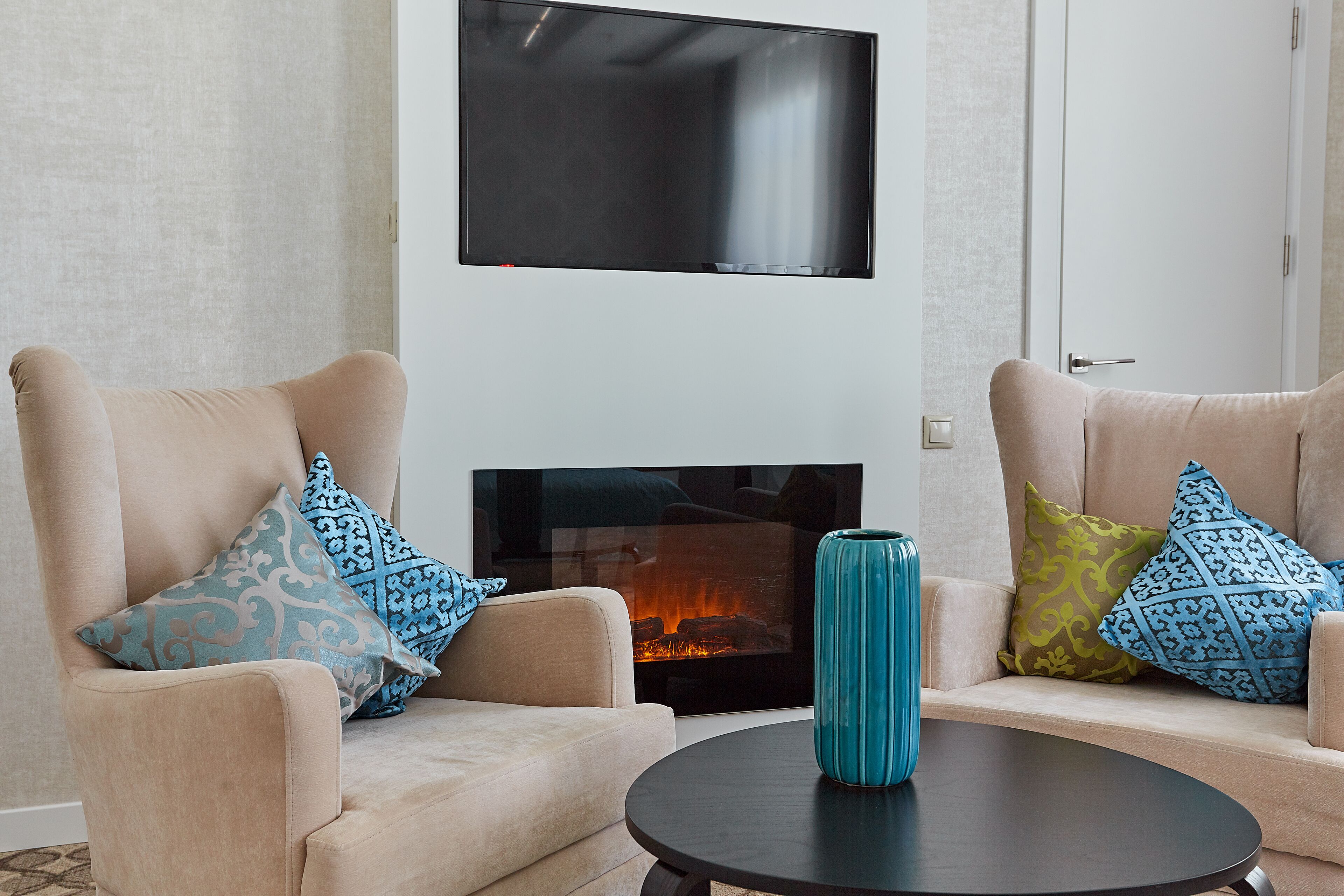 Kamar Deluks | Brankas, setrika/meja setrika, Wi-Fi gratis, dan seprai linen