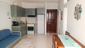 Apartment, 1 Bedroom, Smoking, Sea View | Living room | Flat-screen TV - Atlas Unlimited Sea View Apartment (Loutraki-Agioi Theodoroi)