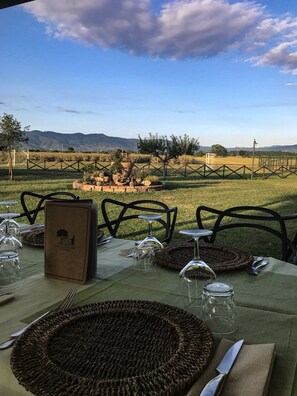 Dinner served  - Agriturismo La Colmata (Monte San Savino)