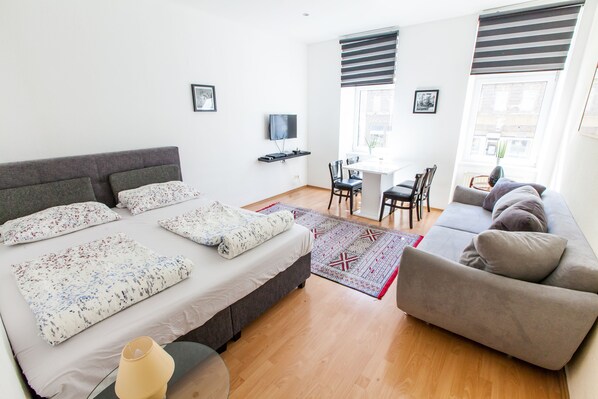 Perhehuoneisto, 2 makuuhuonetta (with garage) | 2 makuuhuonetta, silitysrauta/-lauta, ilmaiset vauvansängyt