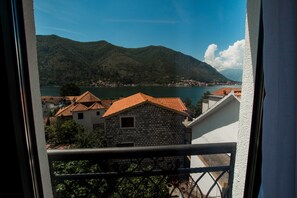 Double Room, 1 Queen Bed with Sofa bed, Balcony, Sea View | View from room - Hotel Alkima (Kotor)