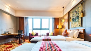 Business Twin Room | Peti besi dalam bilik, langsir/tirai gelap terus 