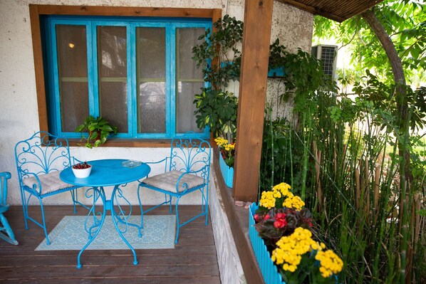 Habitación doble económica | Terraza o patio