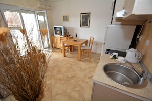 Superior Apartment, 2 Bedrooms, Terrace | Private kitchenette | Fridge - Family Apartments (Tivat)