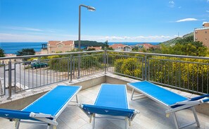 Appartement Standard, 3 chambres, terrasse, vue mer | Balcon