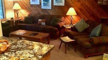 Condo, 2 Bedrooms | Living area | Flat-screen TV, DVD player