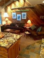 Condo, 2 Bedrooms | Living area | Flat-screen TV, DVD player