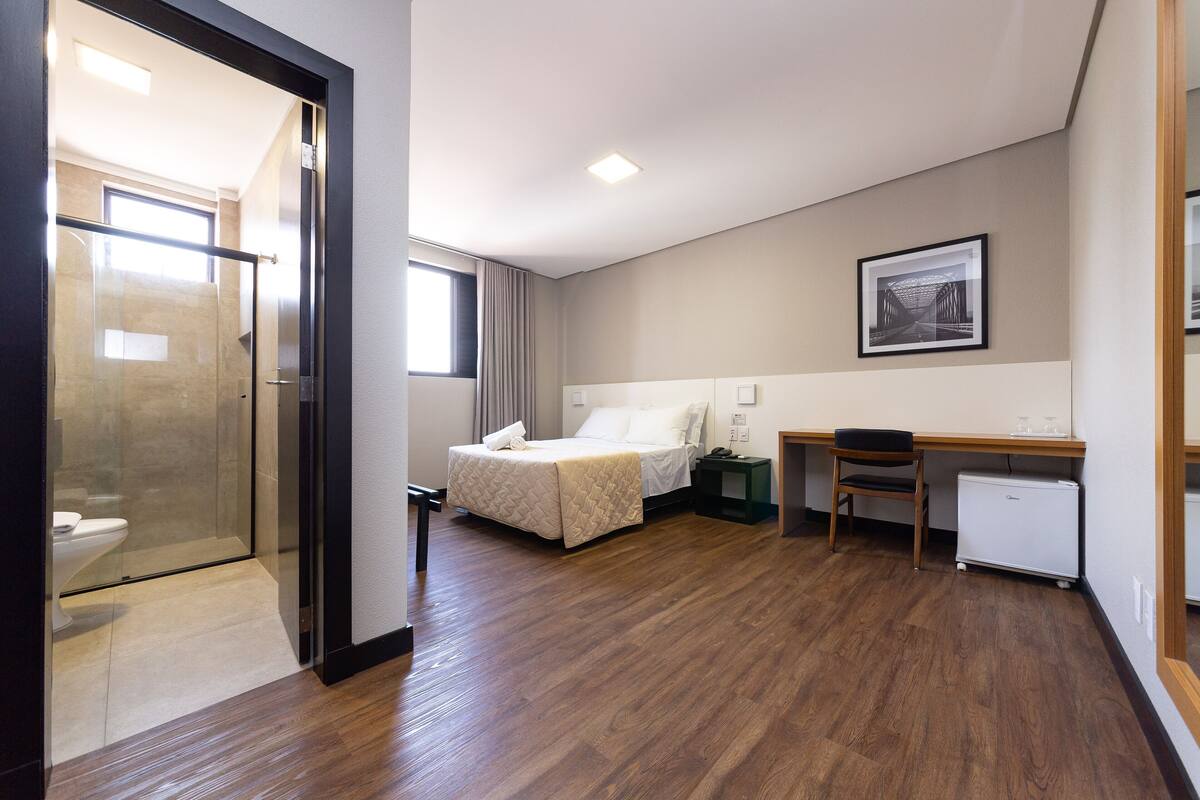 Romantic Double Room | Minibar, desk, blackout curtains, iron/ironing board (on request)