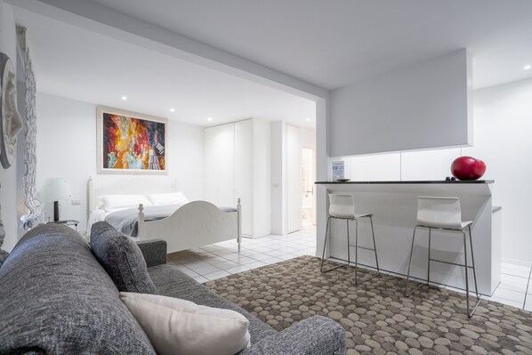 Living area - Charme&Suite Por Santa Maria (Florence)