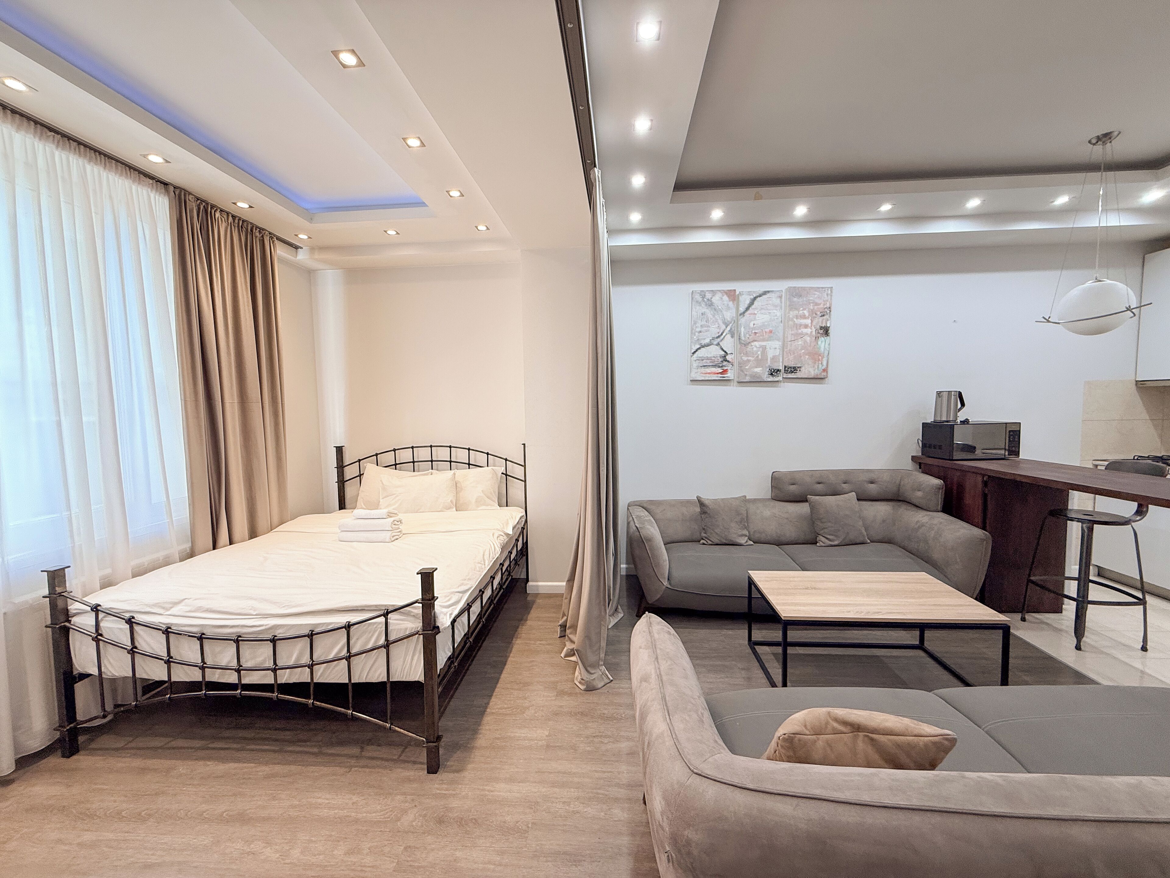 Superior Apartment, Balcony | Living area