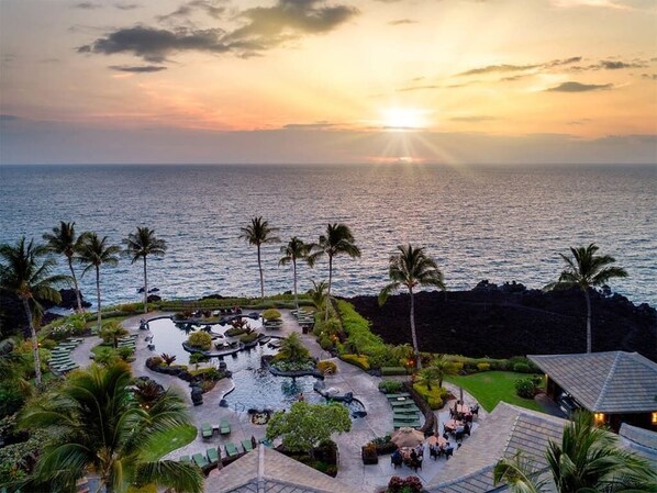 Pool - Modern 2 Bedroom Villa – Hali`i Kai Waikoloa 24D (WAIKOLOA)