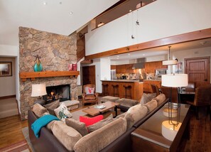 電視、壁爐、DVD 播放機、音響