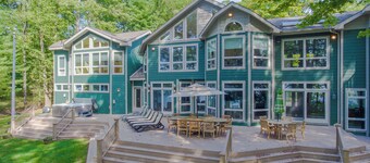 Luxury Lakefront Gem w/ Hot Tub & Serenity