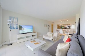 Smart TV, table football, ping pong