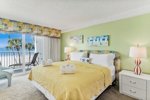 2 bedrooms, iron/ironing board, WiFi, bed sheets - Direct Gulf front spectacular Views - Sand Castle I 303 (Indian Shores)