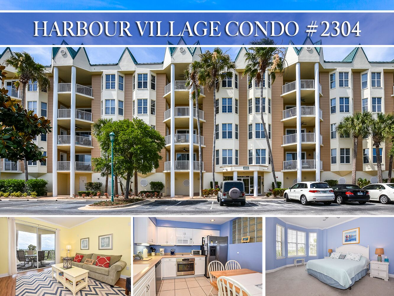 Pool Open! Harbour Village Condo - River View - 2BR/2BA #2304