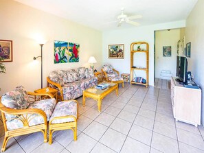 Televisión y reproductor de DVD 