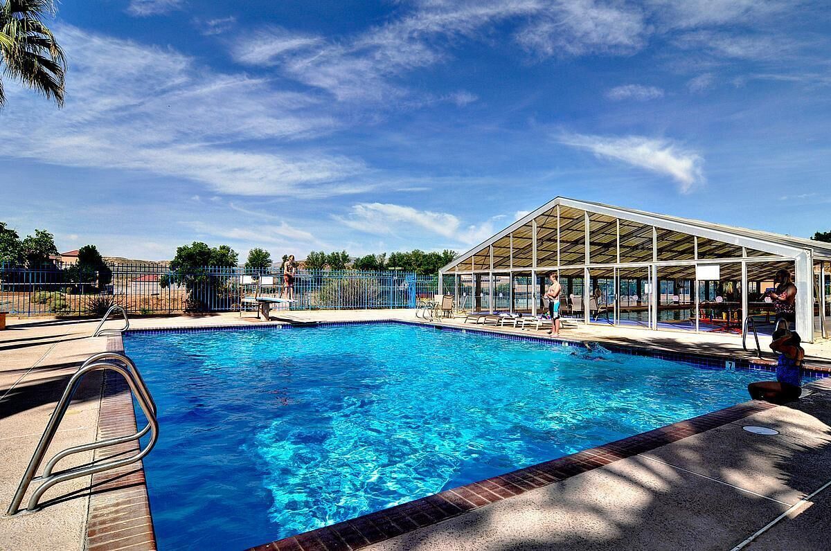 Indoor pool, a heated pool