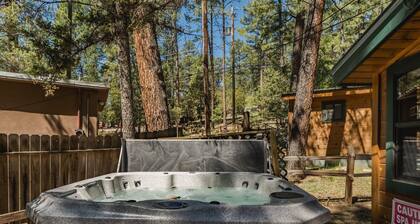 Snuggle Inn: Cozy Studio Cabin in Upper Canyon With a Hot Tub!
