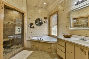 Ensemble douche/baignoire, serviettes fournies