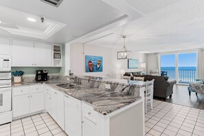 Fridge, microwave, oven, stovetop - Gulf Front Getaway!  Sand Castle II 2405 (Indian Shores)
