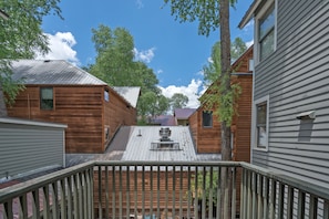 Homes with unique architectural styles and outdoor decks.