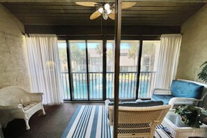 TV, table tennis - Bask in the Florida sunshine and enjoy the lovely pool and lagoon views from your Silver-rated condo! (Saint Augustine)