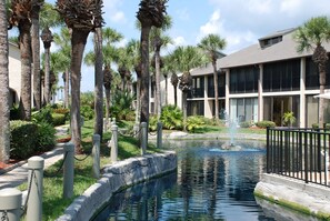 Property grounds - Bask in the Florida sunshine and enjoy the lovely pool and lagoon views from your Silver-rated condo! (Saint Augustine)